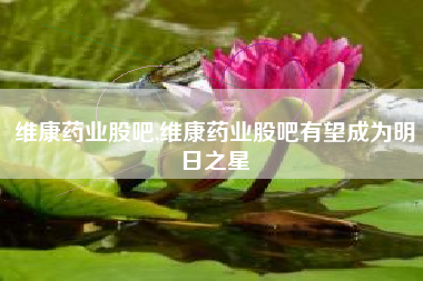 维康药业股吧,维康药业股吧有望成为明日之星