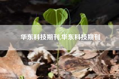 华东科技期刊,华东科技期刊