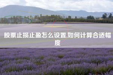 股票止损止盈怎么设置,如何计算合适幅度