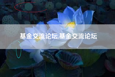 基金交流论坛,基金交流论坛