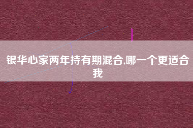 银华心家两年持有期混合,哪一个更适合我