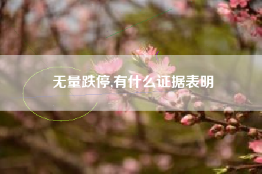 无量跌停,有什么证据表明