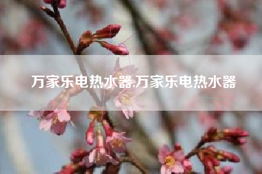 万家乐电热水器,万家乐电热水器