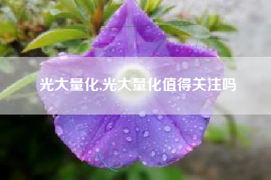 光大量化,光大量化值得关注吗