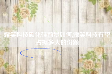 露笑科技碳化硅前景如何,露笑科技有望占据多大的份额
