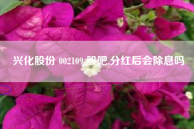 兴化股份 002109 股吧,分红后会除息吗