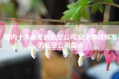 国内十大最差的航空公司,安全事故频发的航空公司盘点