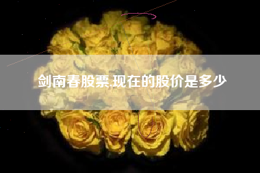 剑南春股票,现在的股价是多少