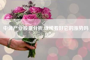 中体产业股票分析,继续看好它的涨势吗