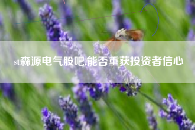 st森源电气股吧,能否重获投资者信心