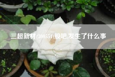 三超新材(300554)股吧,发生了什么事