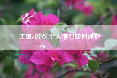 工银e缴费,个人信息如何保护