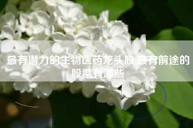 最有潜力的生物医药龙头股,最有前途的股票有哪些