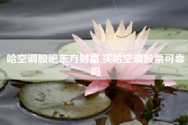 哈空调股吧东方财富,买哈空调股票可靠吗