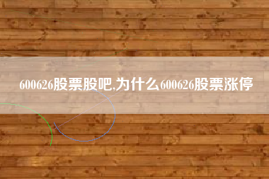 600626股票股吧,为什么600626股票涨停