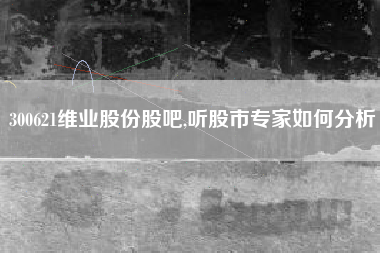 300621维业股份股吧,听股市专家如何分析