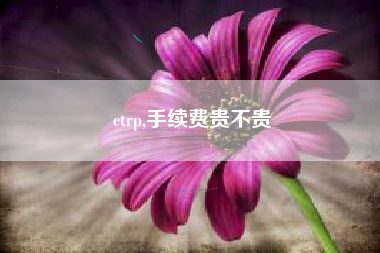 ctrp,手续费贵不贵