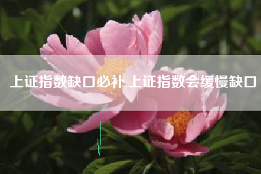 上证指数缺口必补,上证指数会缓慢缺口