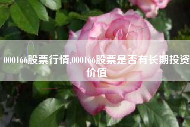 000166股票行情,000166股票是否有长期投资价值