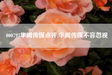 000793华闻传媒点评,华闻传媒不容忽视