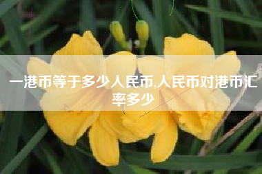 一港币等于多少人民币,人民币对港币汇率多少