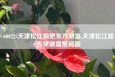 600225天津松江股吧东方财富,天津松江能否突破盘整局面