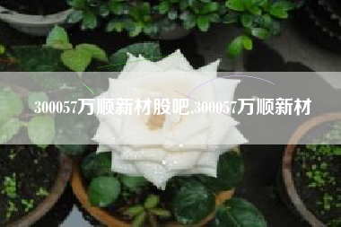 300057万顺新材股吧,300057万顺新材