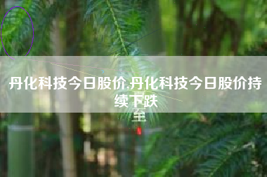 丹化科技今日股价,丹化科技今日股价持续下跌