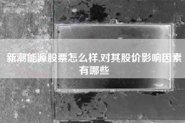 新潮能源股票怎么样,对其股价影响因素有哪些