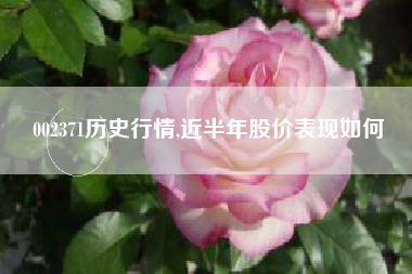 002371历史行情,近半年股价表现如何