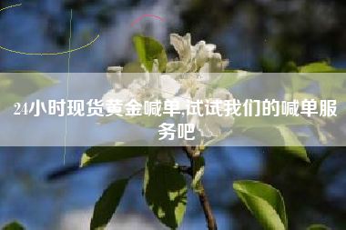 24小时现货黄金喊单,试试我们的喊单服务吧