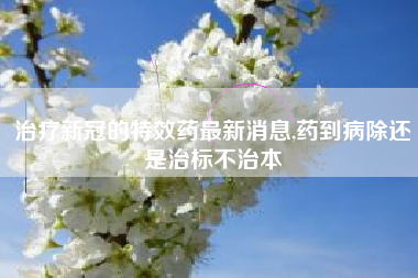 治疗新冠的特效药最新消息,药到病除还是治标不治本