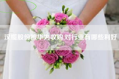 汉缆股份被华为收购,对行业有哪些利好