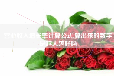营业收入增长率计算公式,算出来的数字是越大越好吗