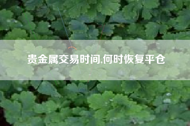 贵金属交易时间,何时恢复平仓