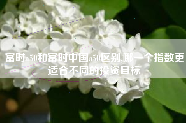 富时a50和富时中国a50区别,哪一个指数更适合不同的投资目标