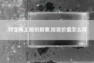 特变电工股份股票,投资价值怎么样