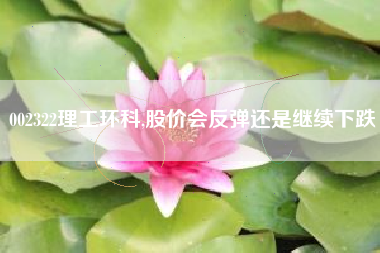 002322理工环科,股价会反弹还是继续下跌