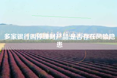 多家银行叫停理财产品,是否存在风险隐患