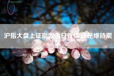 沪指大盘上证指数今日行情,还是维持震荡