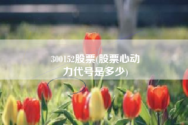 300152股票(股票心动
力代号是多少) 300152股票(股票心动
力代号是多少)
