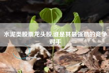 水泥类股票龙头股,谁是其最强劲的竞争对手