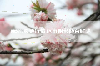 002699股票行情,退市阴影能否解除