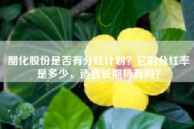 醋化股份是否有分红计划？它的分红率是多少，适合长期持有吗？