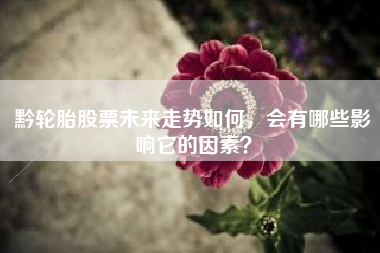 黔轮胎股票未来走势如何，会有哪些影响它的因素？