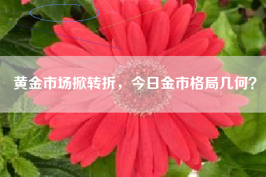 黄金市场掀转折，今日金市格局几何？