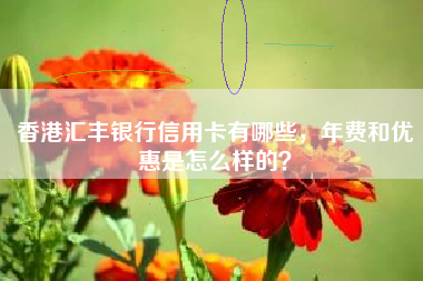 香港汇丰银行信用卡有哪些，年费和优惠是怎么样的？