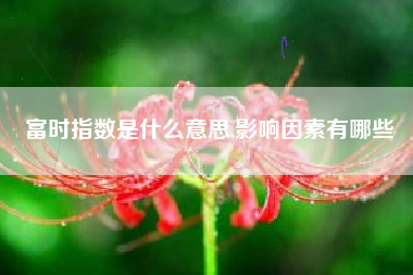 富时指数是什么意思,影响因素有哪些