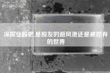 深振业股吧,是股友的避风港还是被抛弃的世界
