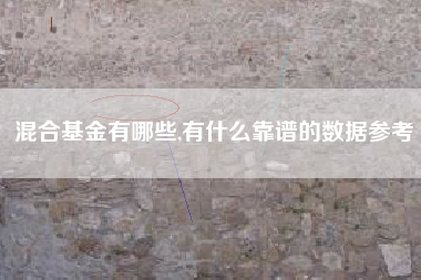混合基金有哪些,有什么靠谱的数据参考
